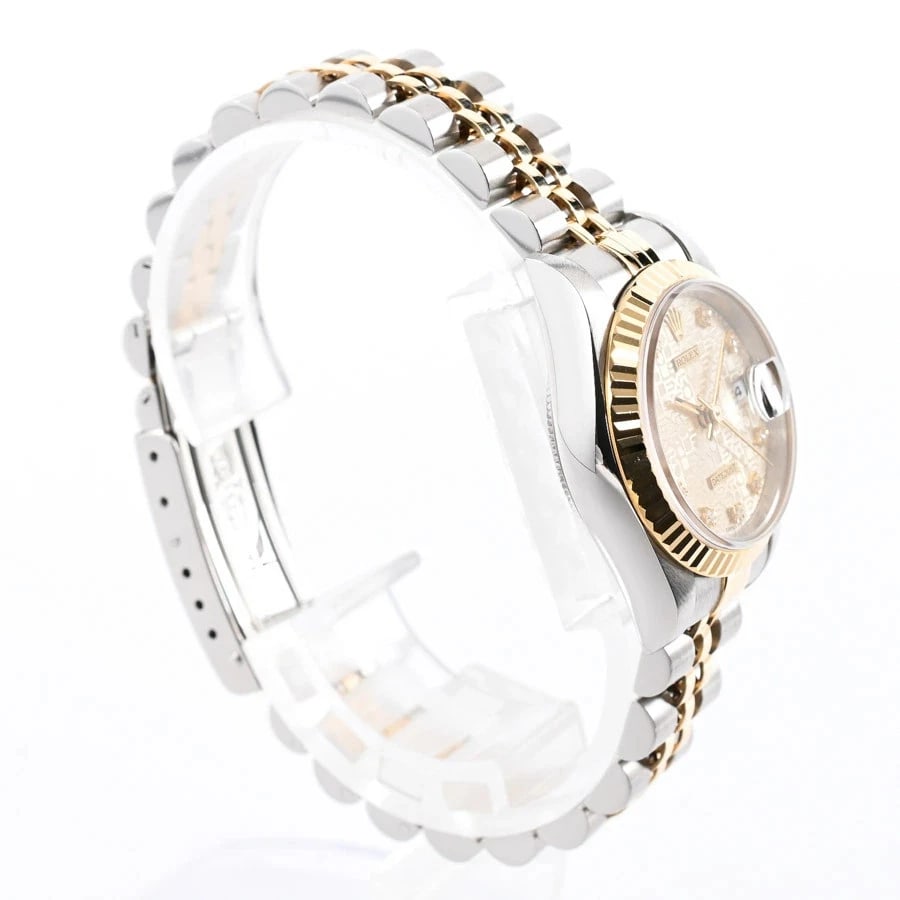 ROLEX DATEJUST SILVER WATCH - 3