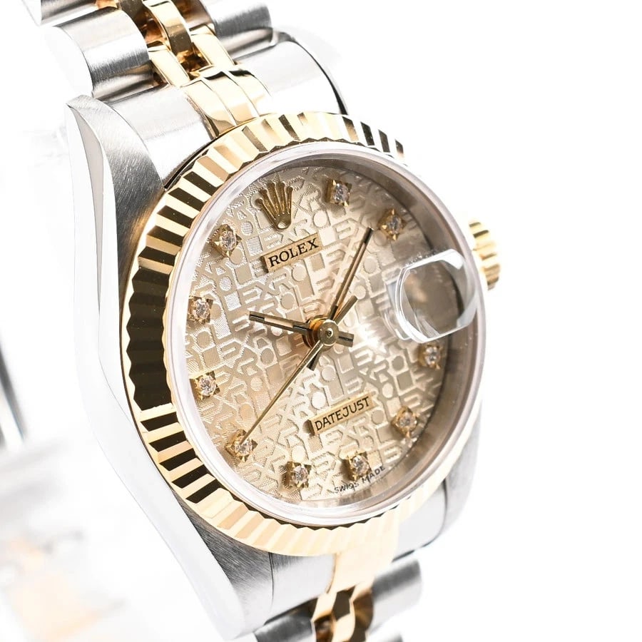 ROLEX DATEJUST SILVER WATCH - 4