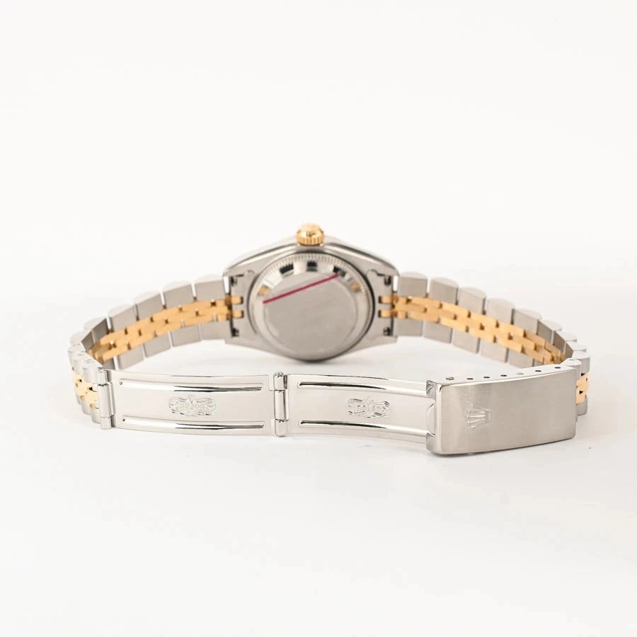 ROLEX DATEJUST WHITE WATCH - 4