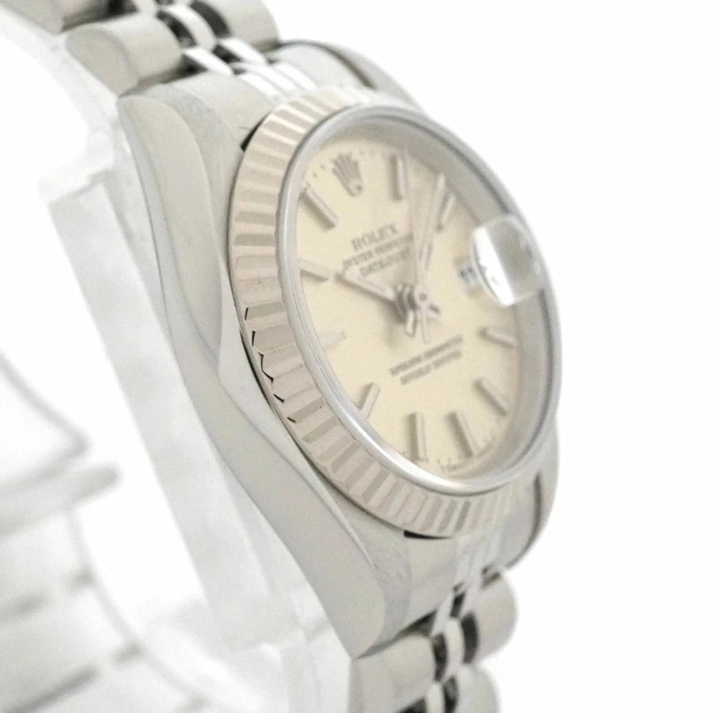 ROLEX DATEJUST BEIGEWATCH - 3