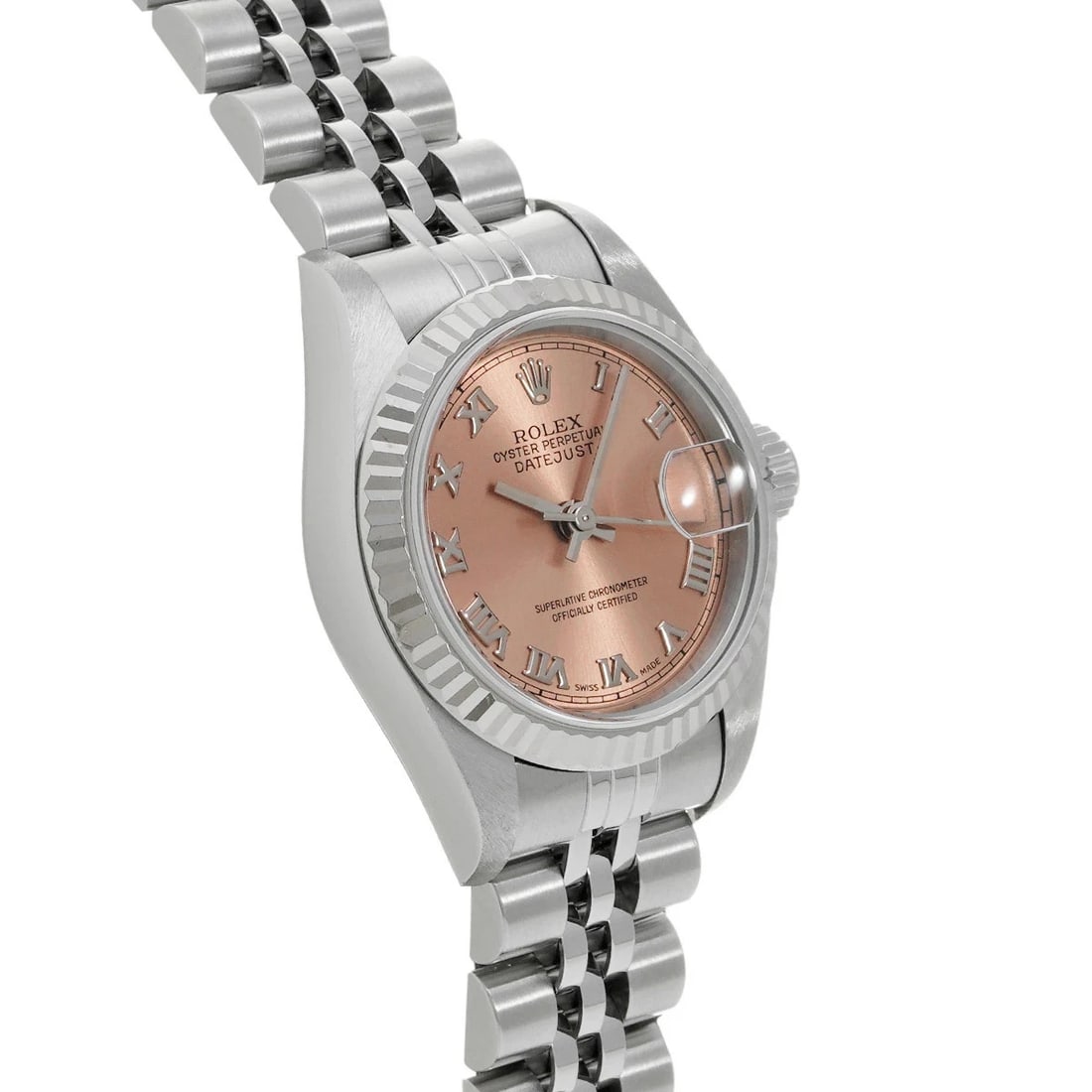 ROLEX DATEJUST PINK WATCH - 3