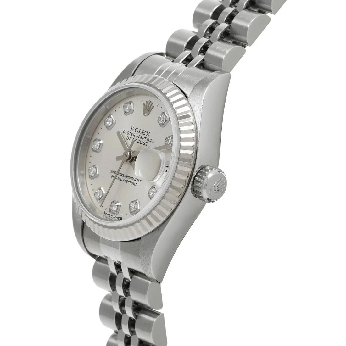 ROLEX DATEJUST SILVER WATCH - 2