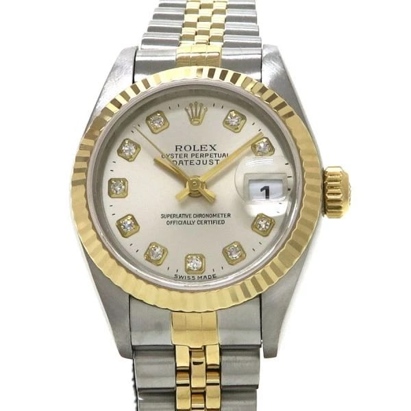 ROLEX DATEJUST WATCH: ROLEX Datejust Watch Brand: ROLEX Type: N/A Material: Band Material Ss Stainless Steel / Yg Yellow Gold, Case Material N/A Color: Band Color N/A Size: Band Size 16cm, Case Size 26mm 