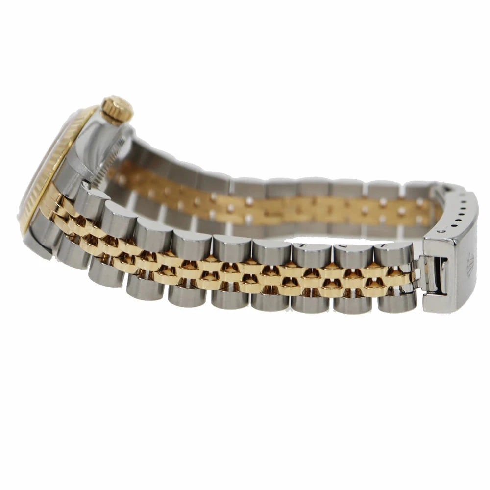 ROLEX DATEJUST GOLD WATCH - 4