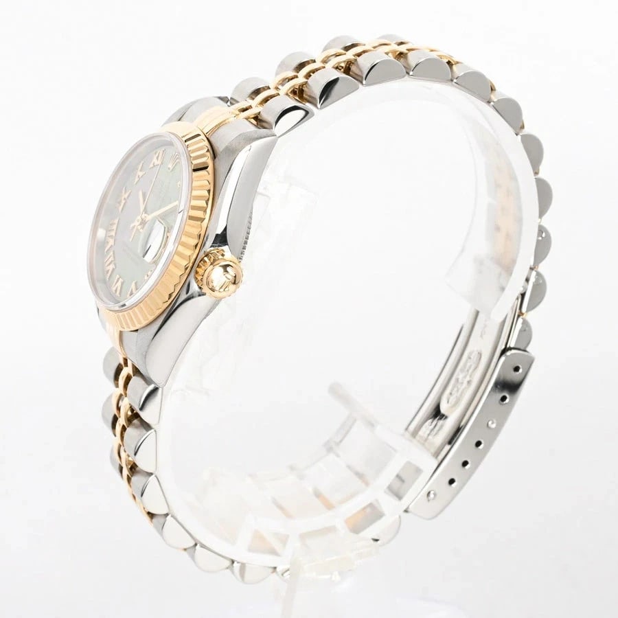 ROLEX DATEJUST BLACK WATCH - 2