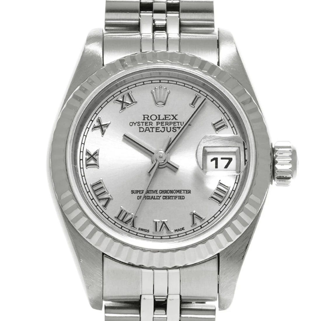 ROLEX DATEJUST GRAY WATCH - 4