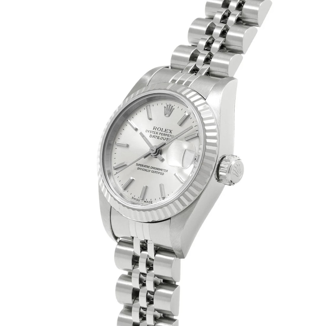 ROLEX DATEJUST SILVER WATCH - 2