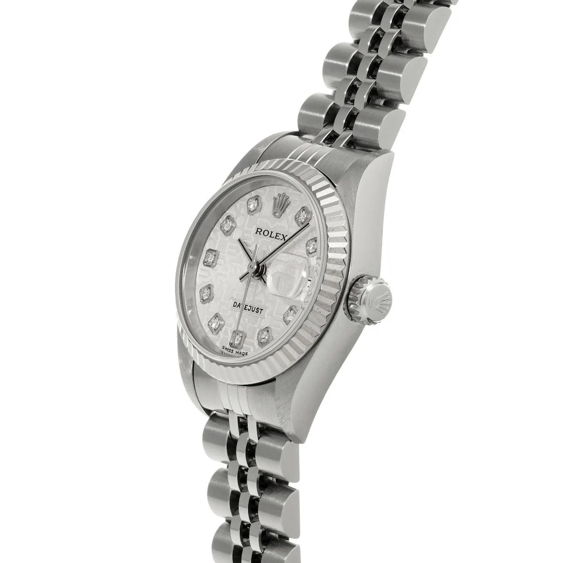 ROLEX DATEJUST SILVER WATCH - 2