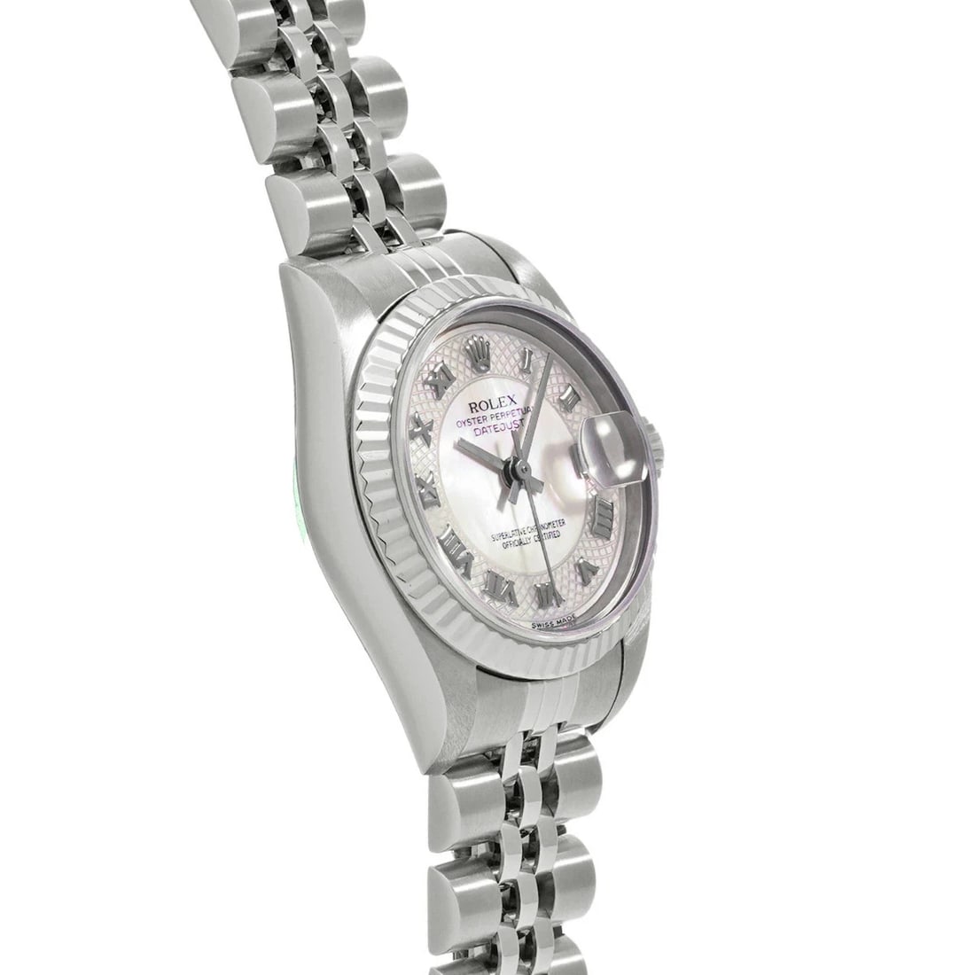 ROLEX DATEJUST PINK WATCH - 3