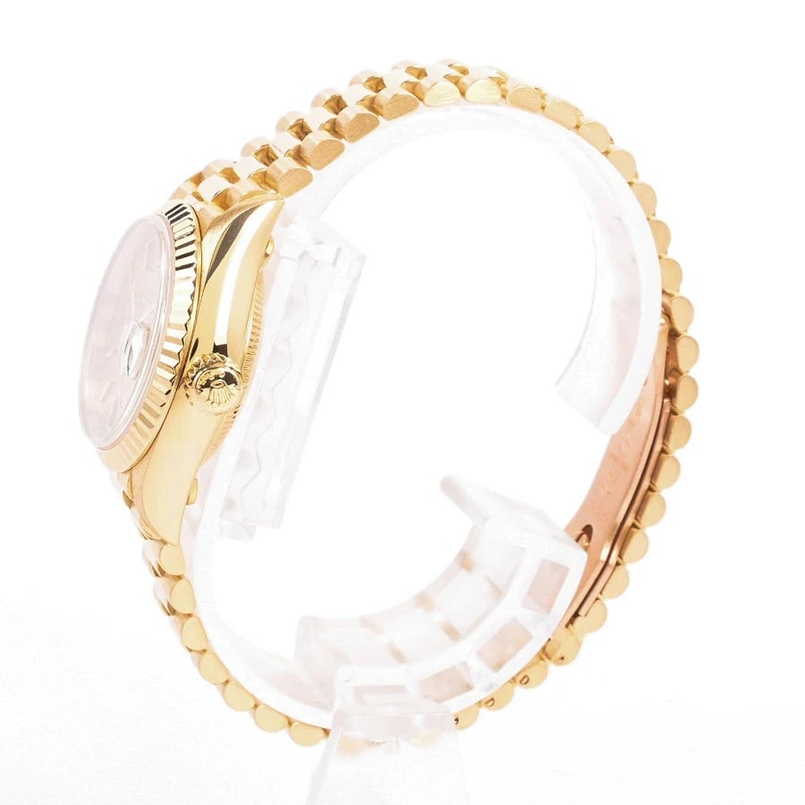 ROLEX DATEJUST YELLOW WATCH - 2