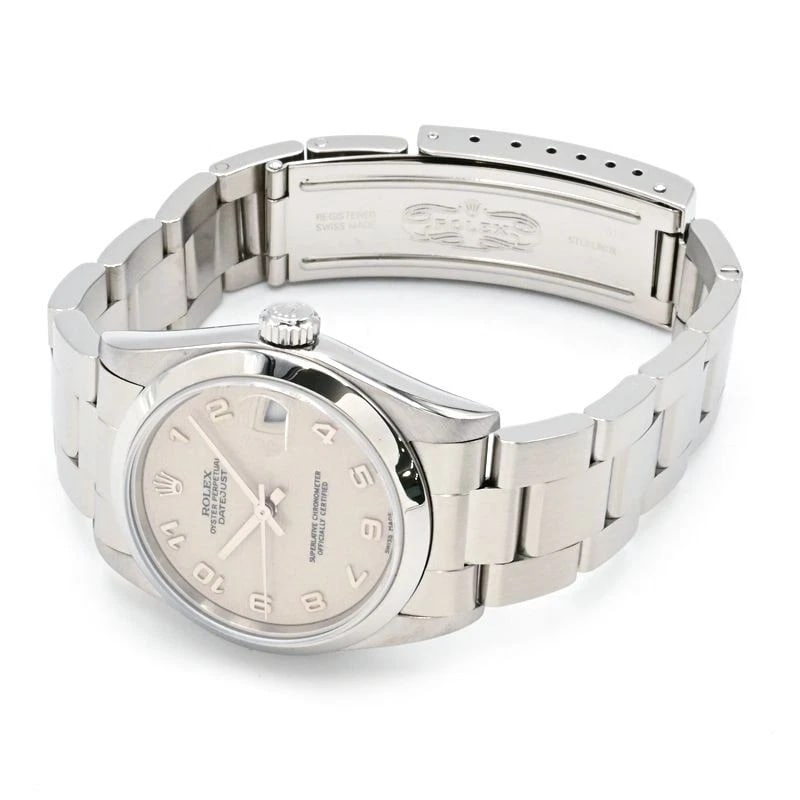 ROLEX DATEJUST IVORY WATCH - 2