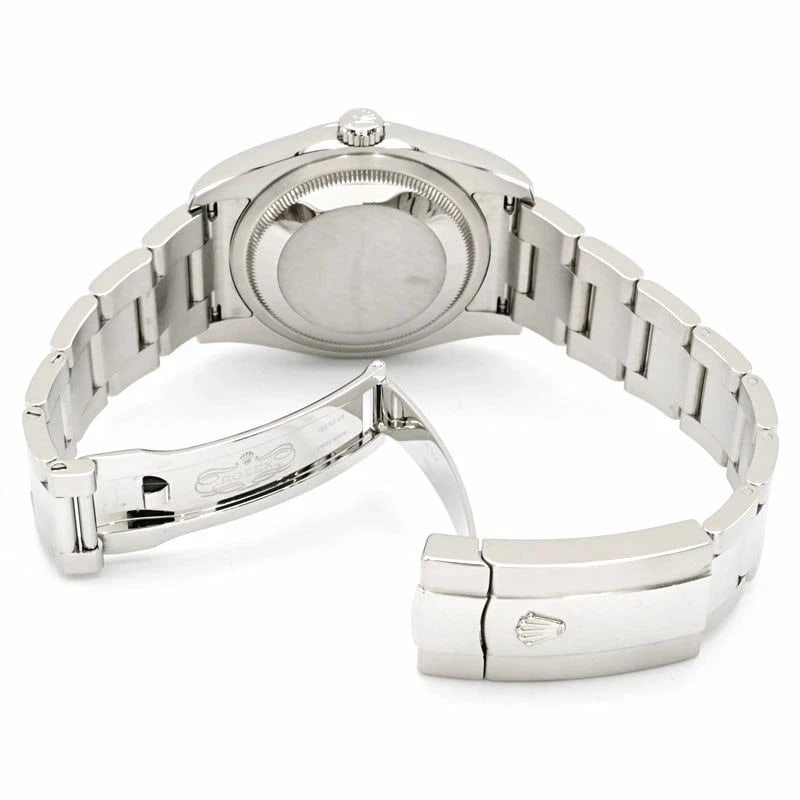 ROLEX DATEJUST BLACK WATCH - 2