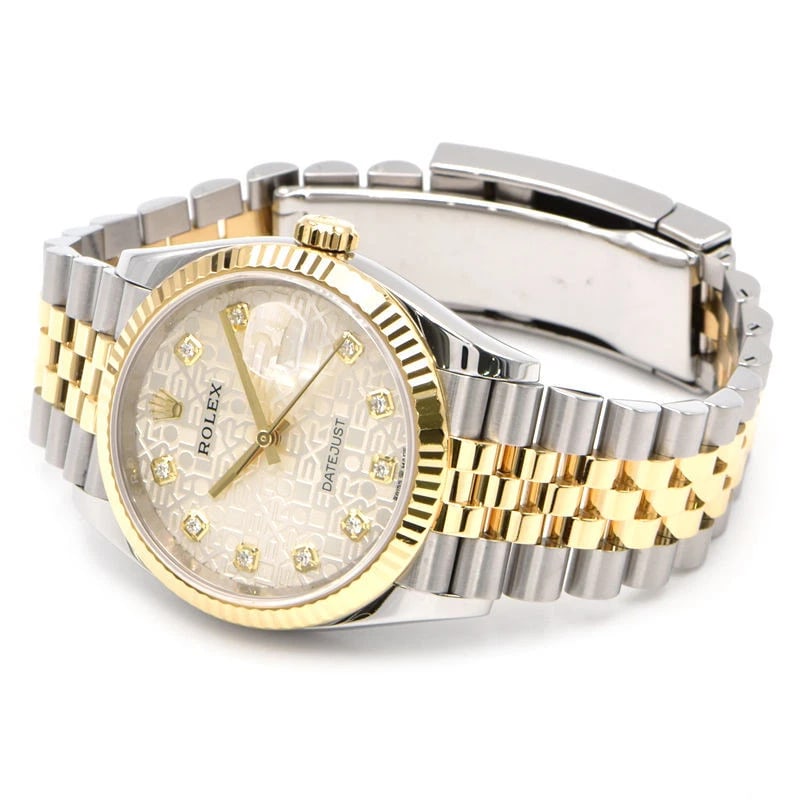 ROLEX DATEJUST SILVER WATCH - 2