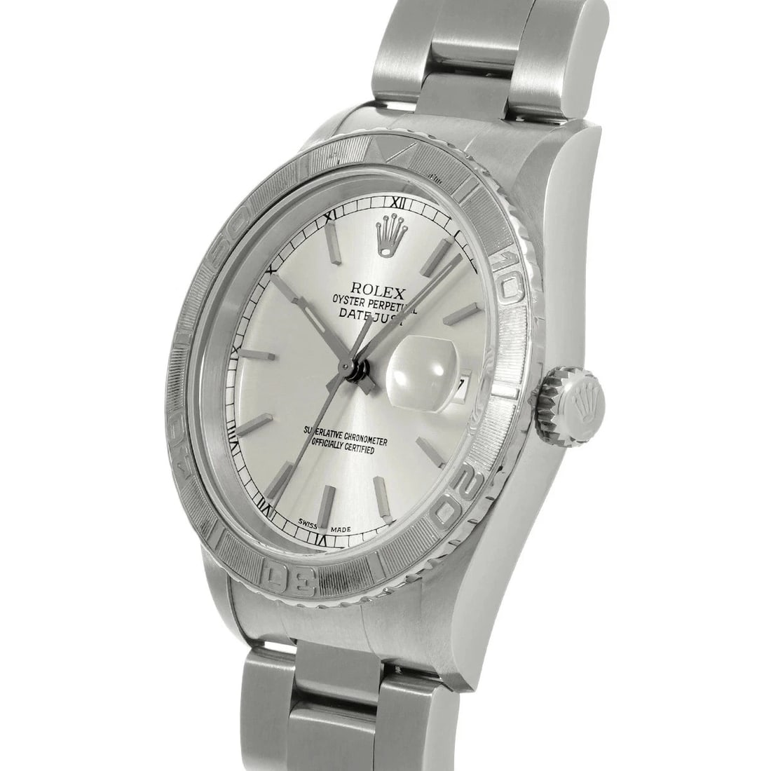 ROLEX DATEJUST SILVER WATCH - 2