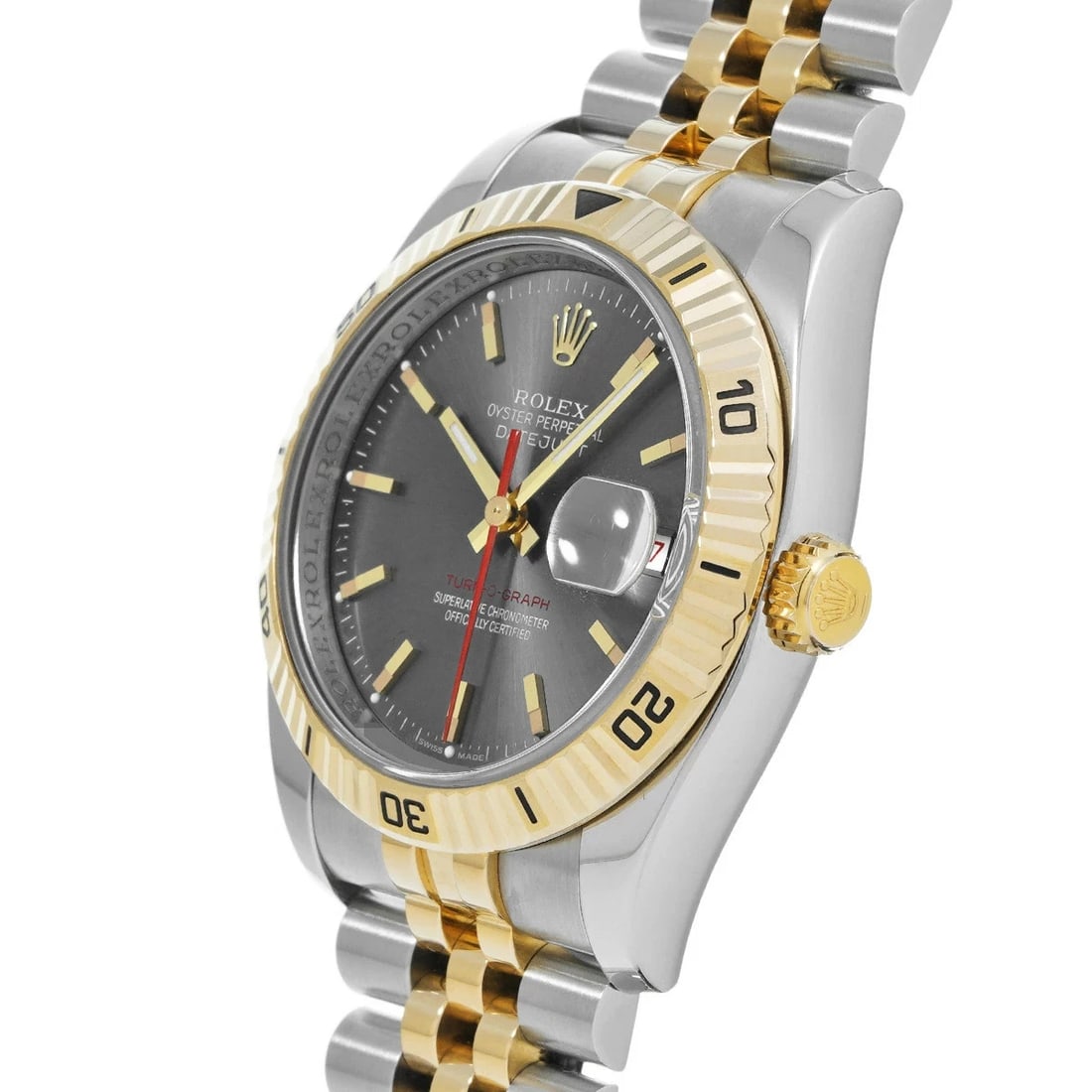 ROLEX DATEJUST GRAY WATCH - 2