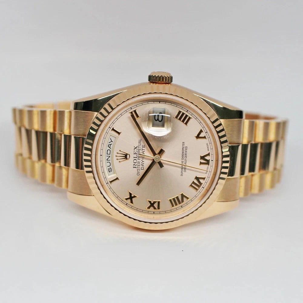 ROLEX PINK WATCH - 4