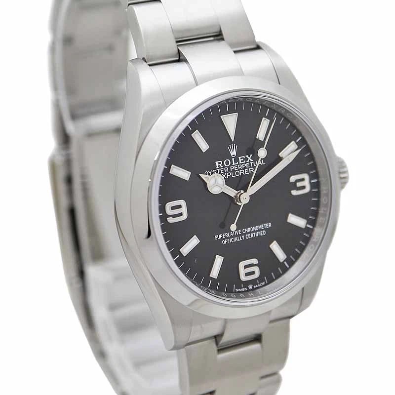 ROLEX EXPLORER BLACK WATCH - 3