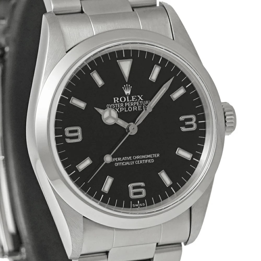 ROLEX EXPLORER BLACK WATCH - 3