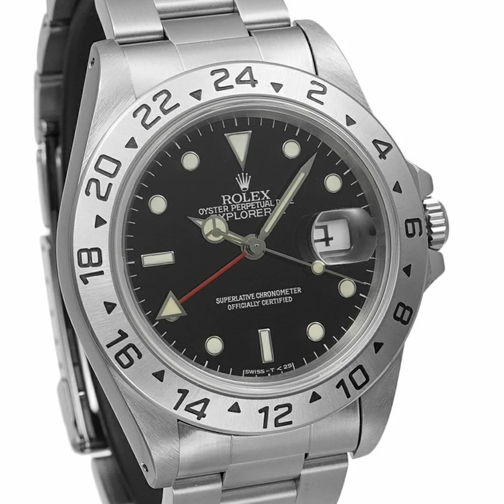 ROLEX EXPLORER BLACK WATCH - 4
