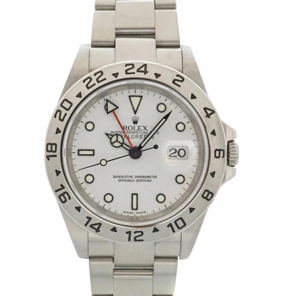 ROLEX EXPLORER WHITE WATCH (1 of 7)