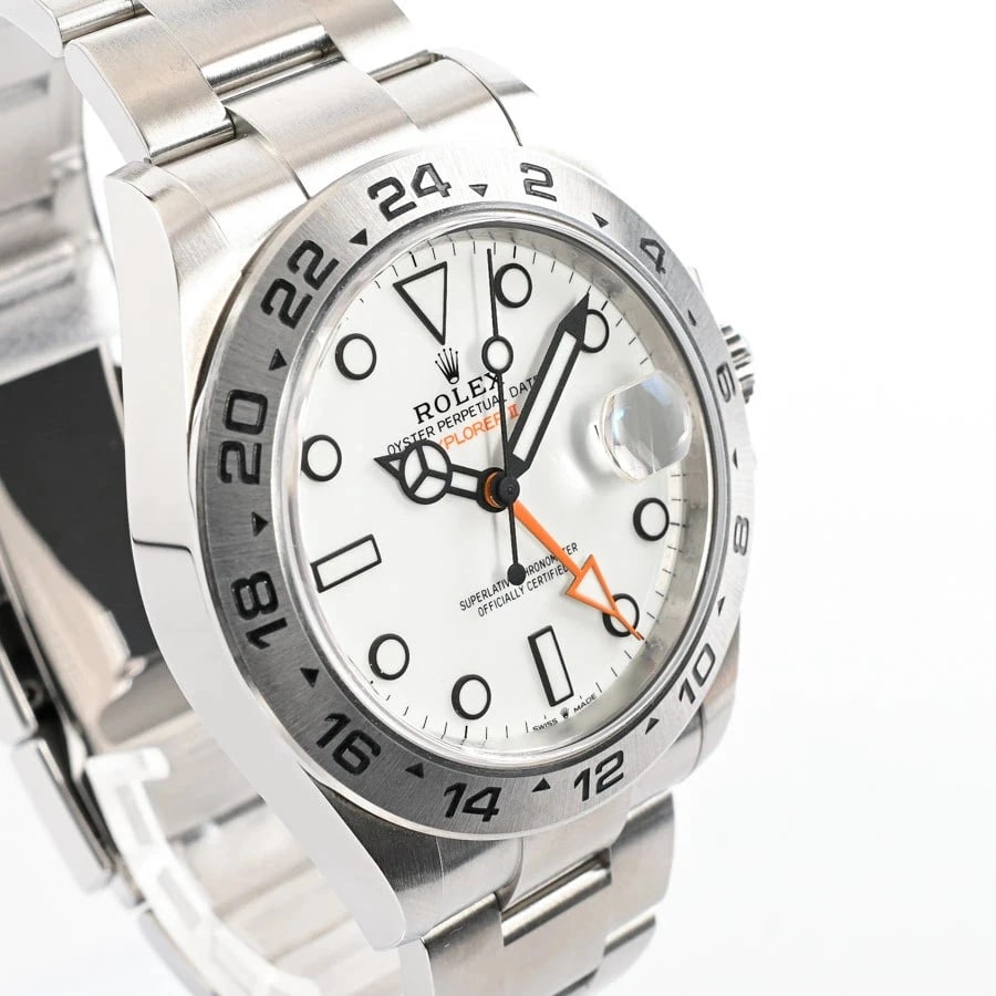 ROLEX EXPLORER WHITE WATCH - 4