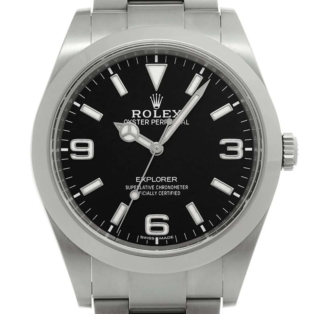 ROLEX EXPLORER BLACK WATCH - 4