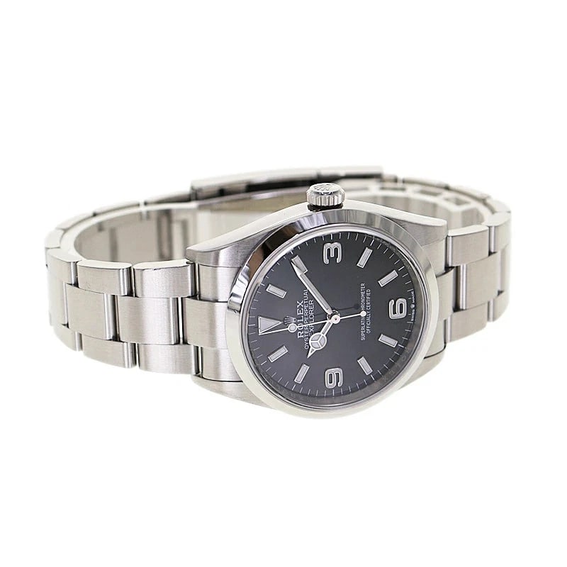 ROLEX EXPLORER BLACK WATCH - 4