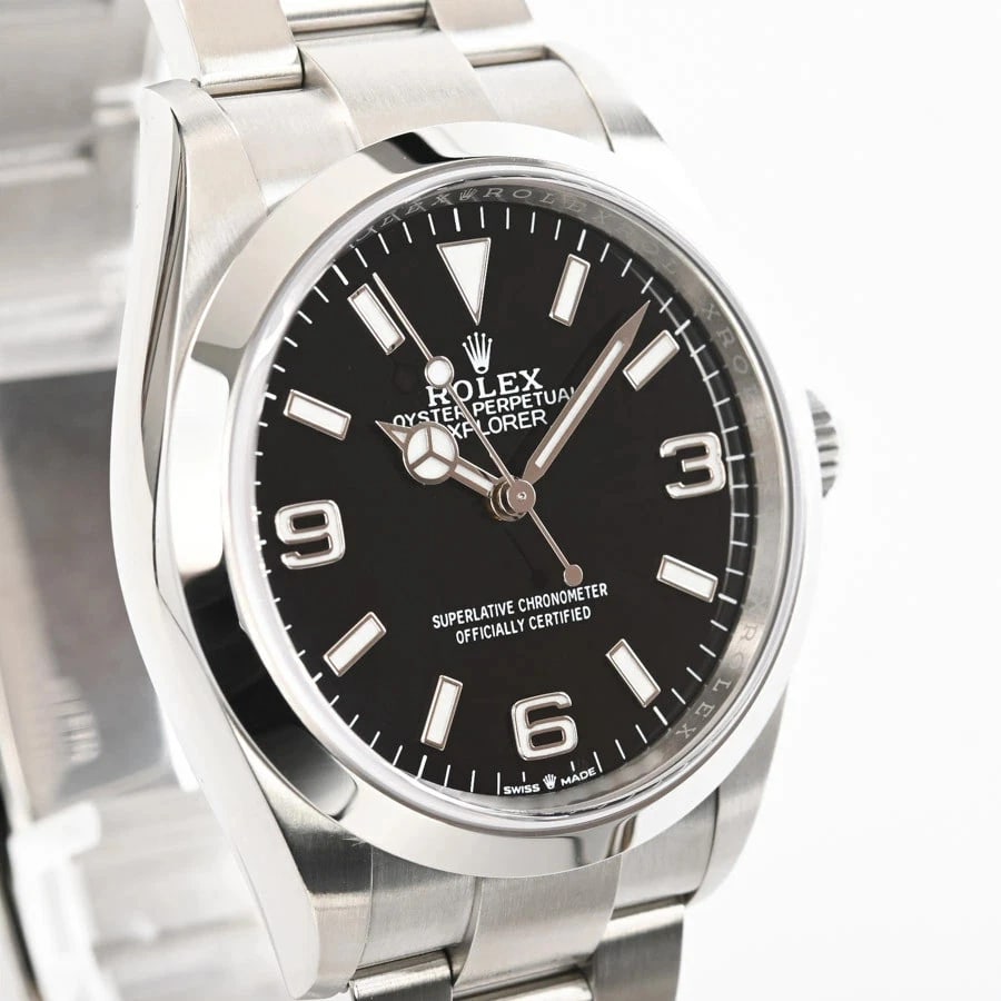 ROLEX EXPLORER BLACK WATCH - 4