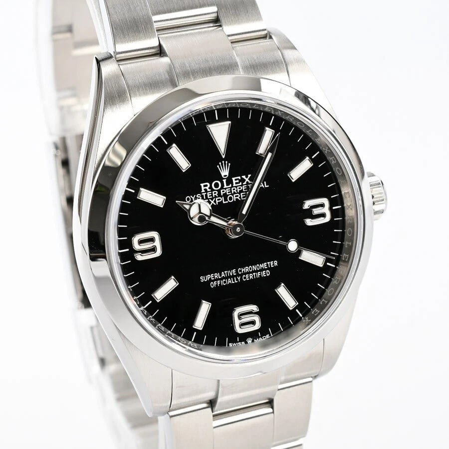 ROLEX EXPLORER BLACK WATCH - 4
