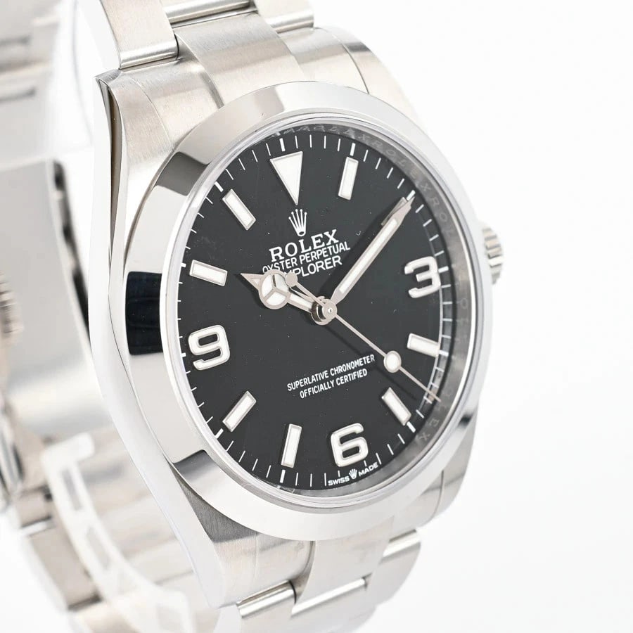 ROLEX EXPLORER BLACK WATCH - 4