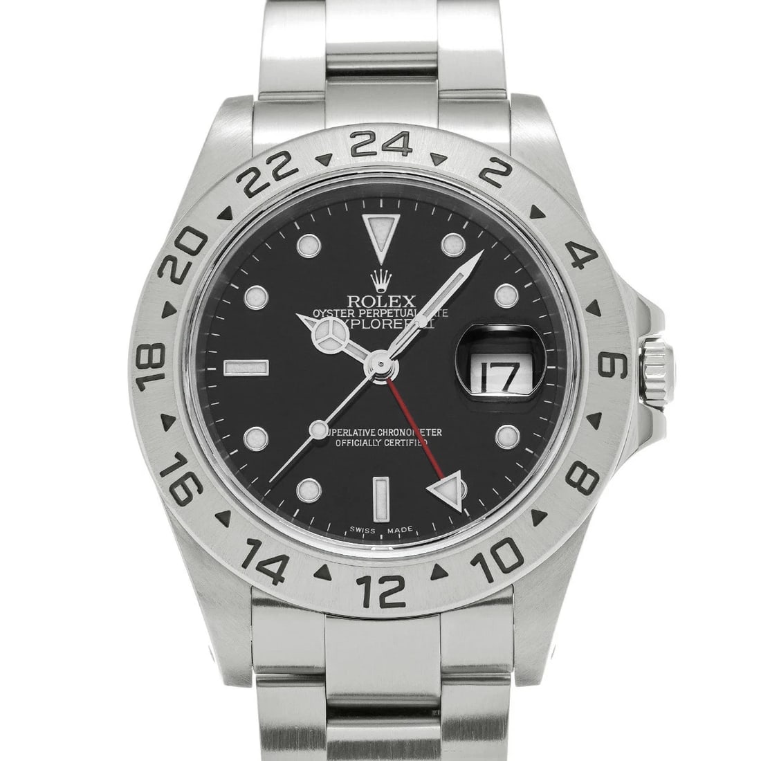 ROLEX EXPLORER BLACK WATCH: ROLEX Explorer Black Watch Brand: ROLEX Type: N/A Material: Band Material Stainless, Case Material Sapphire Crystal Color: Band Color Black Size: Band Size none, Case Size 40×40mm Accessories: N