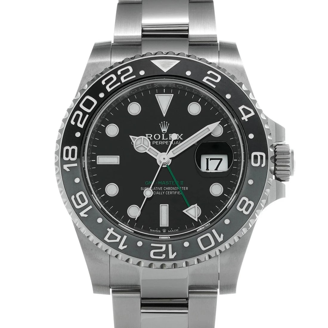 ROLEX GMT MASTER BLACK WATCH: ROLEX Gmt Master Black Watch Brand: ROLEX Type: N/A Material: Band Material Stainless, Case Material Sapphire Crystal Color: Band Color Black Size: Band Size none, Case Size 40×40mm 
