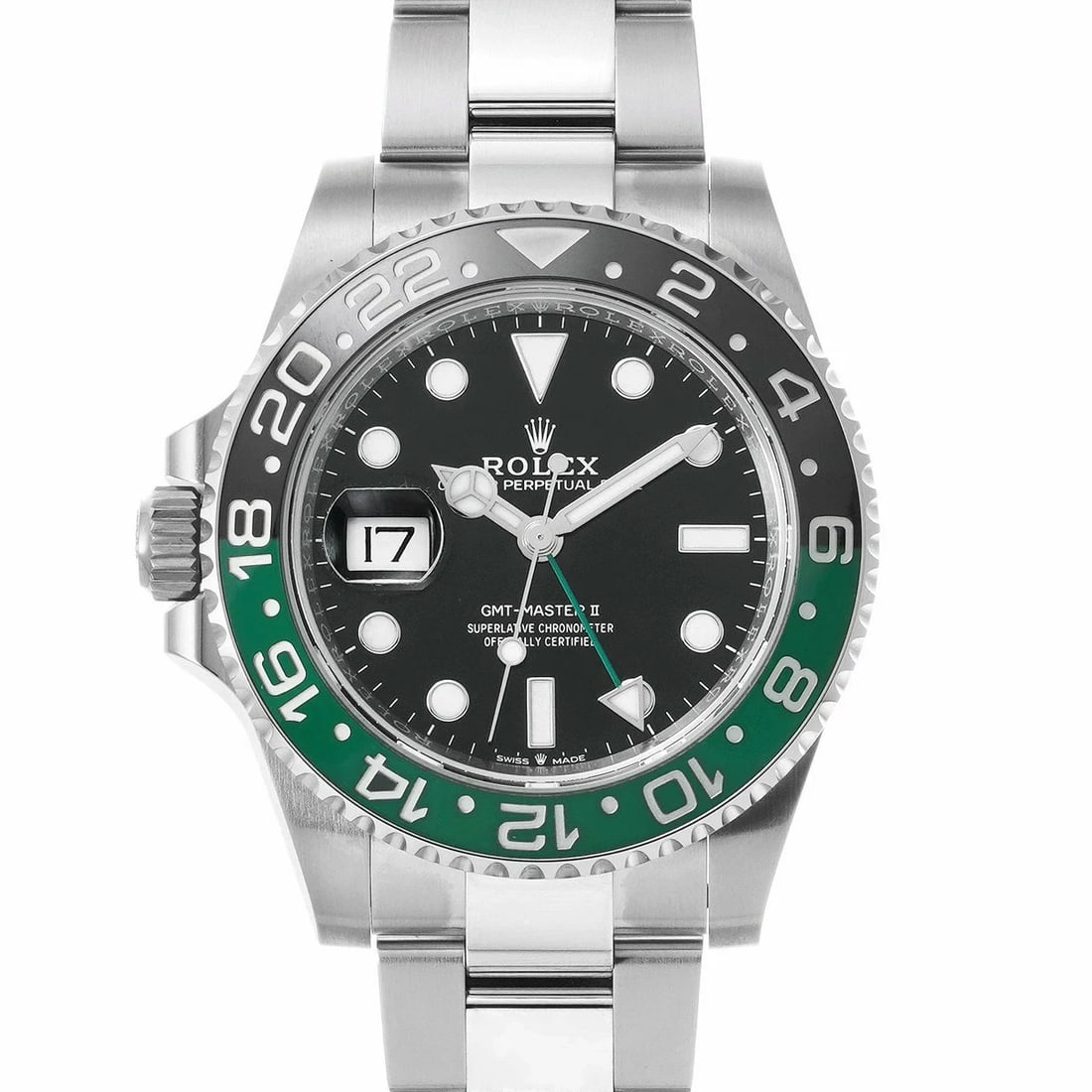 ROLEX GMT MASTER BLACK WATCH: ROLEX Gmt Master Black Watch Brand: ROLEX Type: N/A Material: Band Material Stainless, Case Material Sapphire Crystal Color: Band Color Black Size: Band Size none, Case Size 40×40mm Accessories: