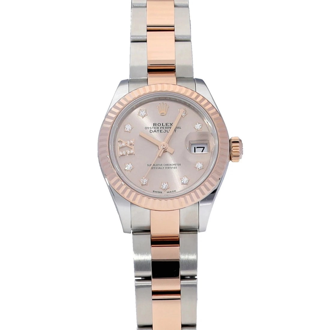 ROLEX LADY DATEJUST WATCH: ROLEX Lady Datejust Watch Brand: ROLEX Type: N/A Material: Band Material Stainless, Case Material Sapphire Crystal Color: Band Color N/A Size: Band Size 16.5cm, Case Size 28×28mm 