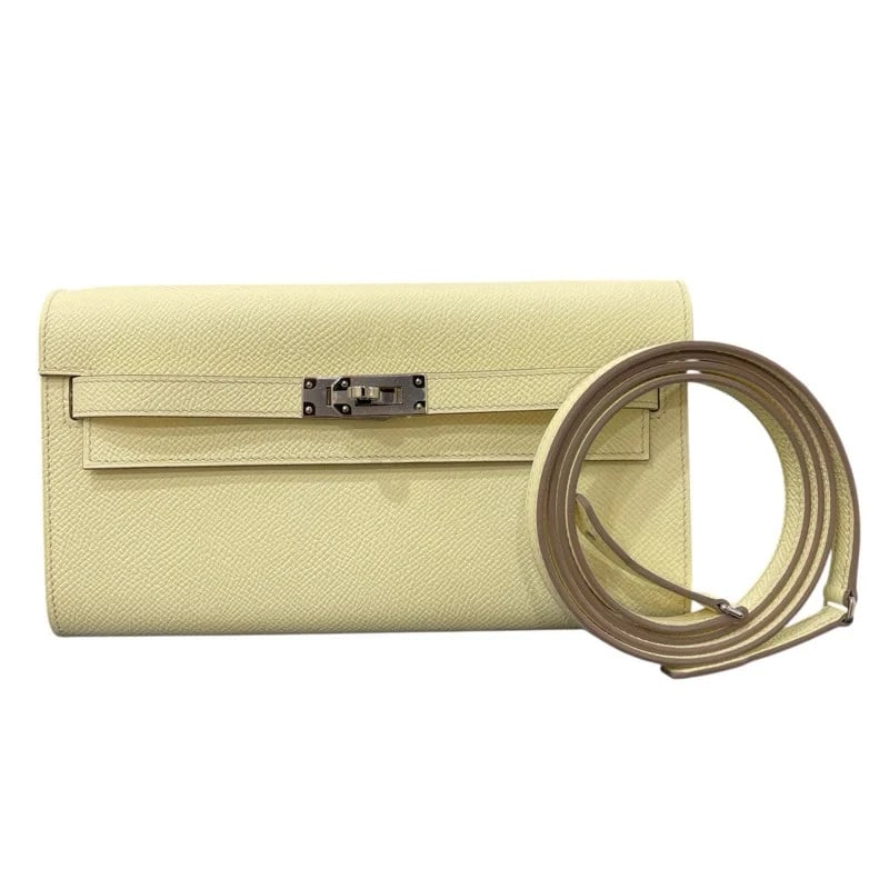 HERMES KELLY STAMP SHW EPSOM SHOULDER BAG HANDBAG: HERMES Kelly Stamp SHW Epsom Shoulder Bag Handbag Brand: HERMES Type: Handbag Material: Epson Color: Joe Nue Milton SV Hardware Size: W: 20.5cm / H: 12cm / D: 3cm / Shoulder: 120cm Accessories: N