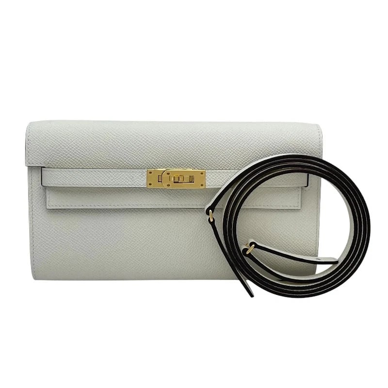 HERMES KELLY STAMP NATA GHW EPSOM SHOULDER BAG HANDBAG: HERMES Kelly Stamp Nata GHW Epsom Shoulder Bag Handbag Brand: HERMES Type: Handbag Material: Epson Color: Hatchet GD Hardware Size: W: 20.5cm / H: 12cm / D: 3cm / Shoulder: 120cm Accessories: Non