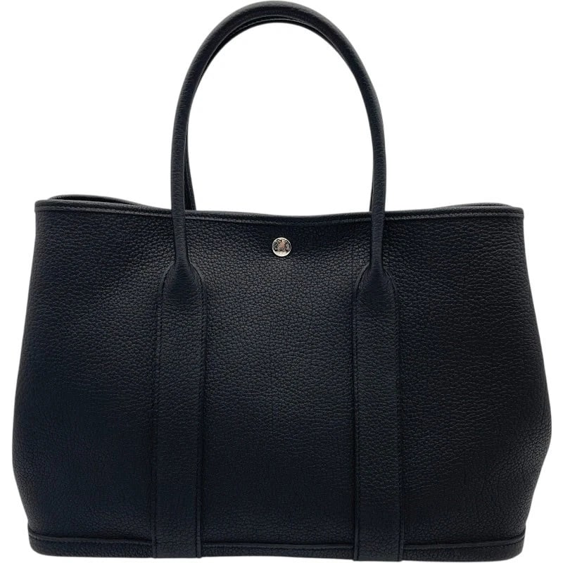 HERMES GARDEN PARTY STAMP BLACK SHW NEGONDA HANDBAG (1 of 6)