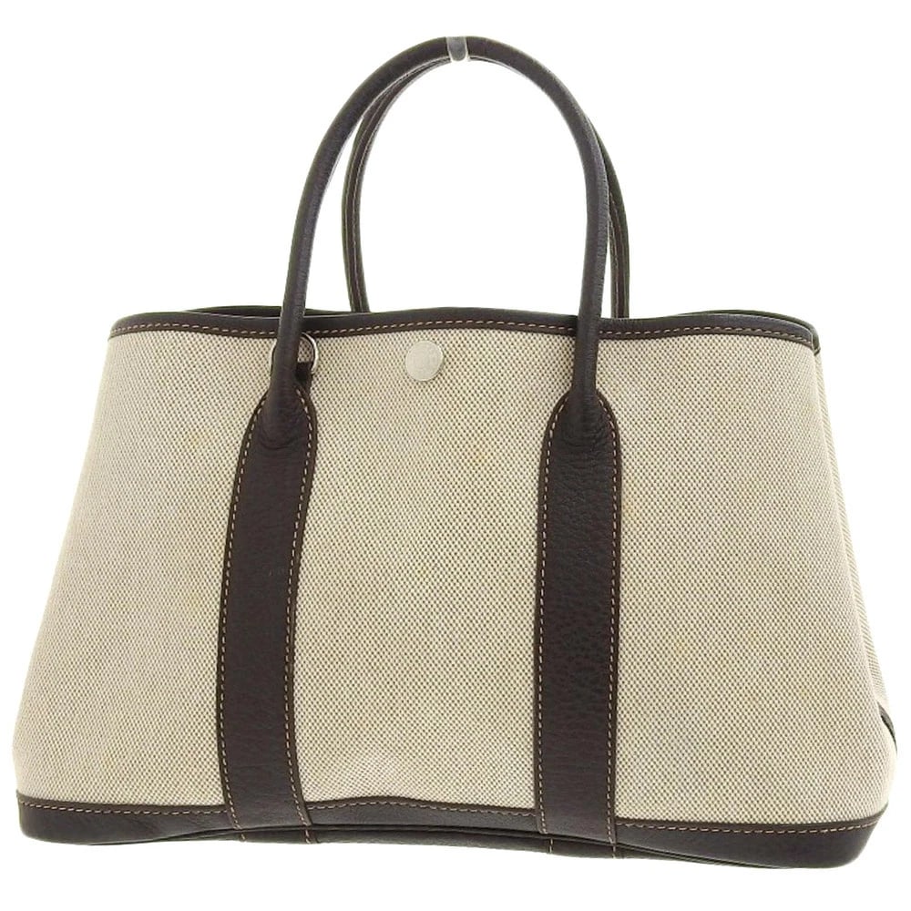 HERMES GARDEN PARTY 30 STAMP TOTE BAG TOILE OFFICIER/BUFFALO TOTE BAG: HERMES Garden Party 30 Stamp Tote Bag Toile Officier/Buffalo Tote Bag Brand: Hermes Type: Tote Bag Material: Toile Officier/Buffalo Color: Beige Size: W: 30cm (bottom) / H: 20.5cm / D: 13.5cm Acc