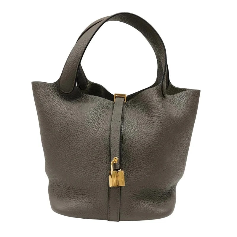 HERMES PICOTIN LOCK MM D STAMP HANDBAG (1 of 6)