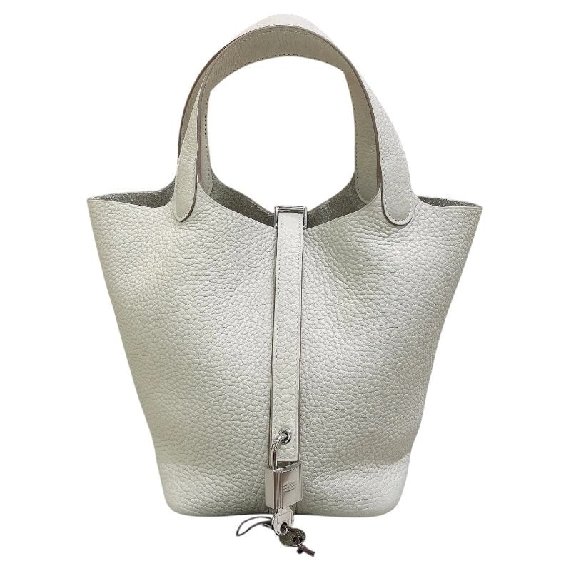 HERMES PICOTIN LOCK PM K STAMP CLEMENCE HANDBAG (1 of 10)