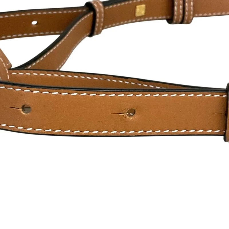 LOEWE HAMMOCK DRAWSTRINGS MINI BROWN HANDBAG - 7