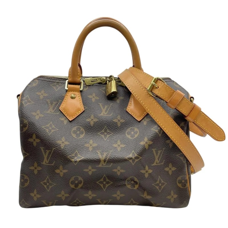 LOUIS VUITTON SPEEDY BANDOULIÈRE 25 BROWN MONOGRAM HANDBAG (1 of 8)