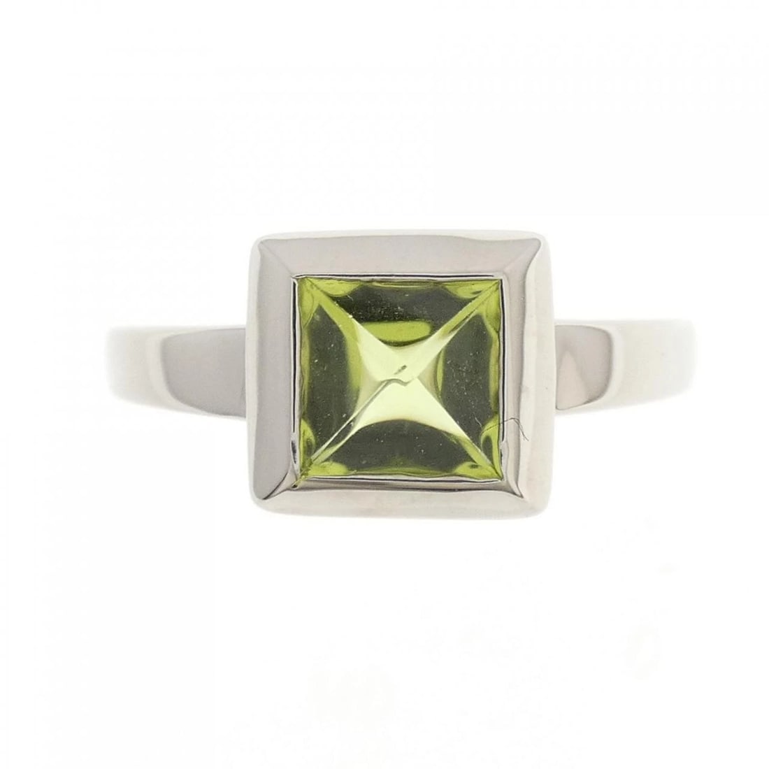PT900 PERIDOT RING - 2