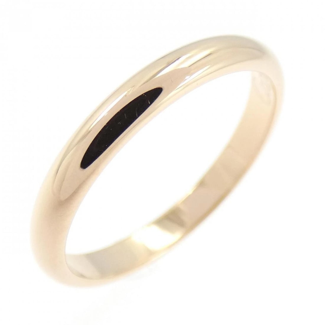 CARTIER WEDDING RING: Cartier wedding Ring Brand: Cartier Type: Ring Material: 750 Pink Gold, Color: Pink Gold Size: 4-4.5 (US size) Accessories: None Accessories Notice: When purchasing pre-owned goods, please