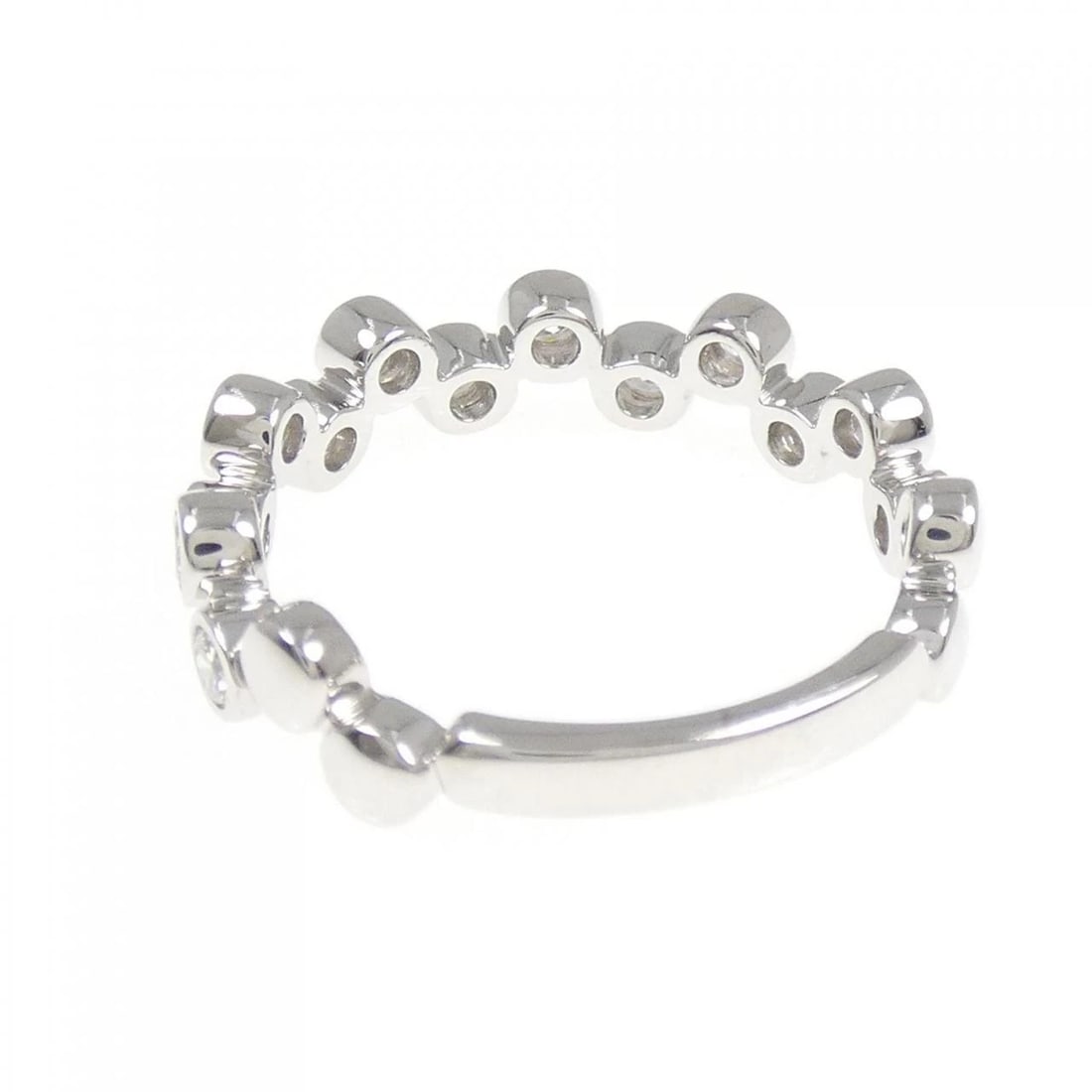 K18WG DIAMOND RING - 3