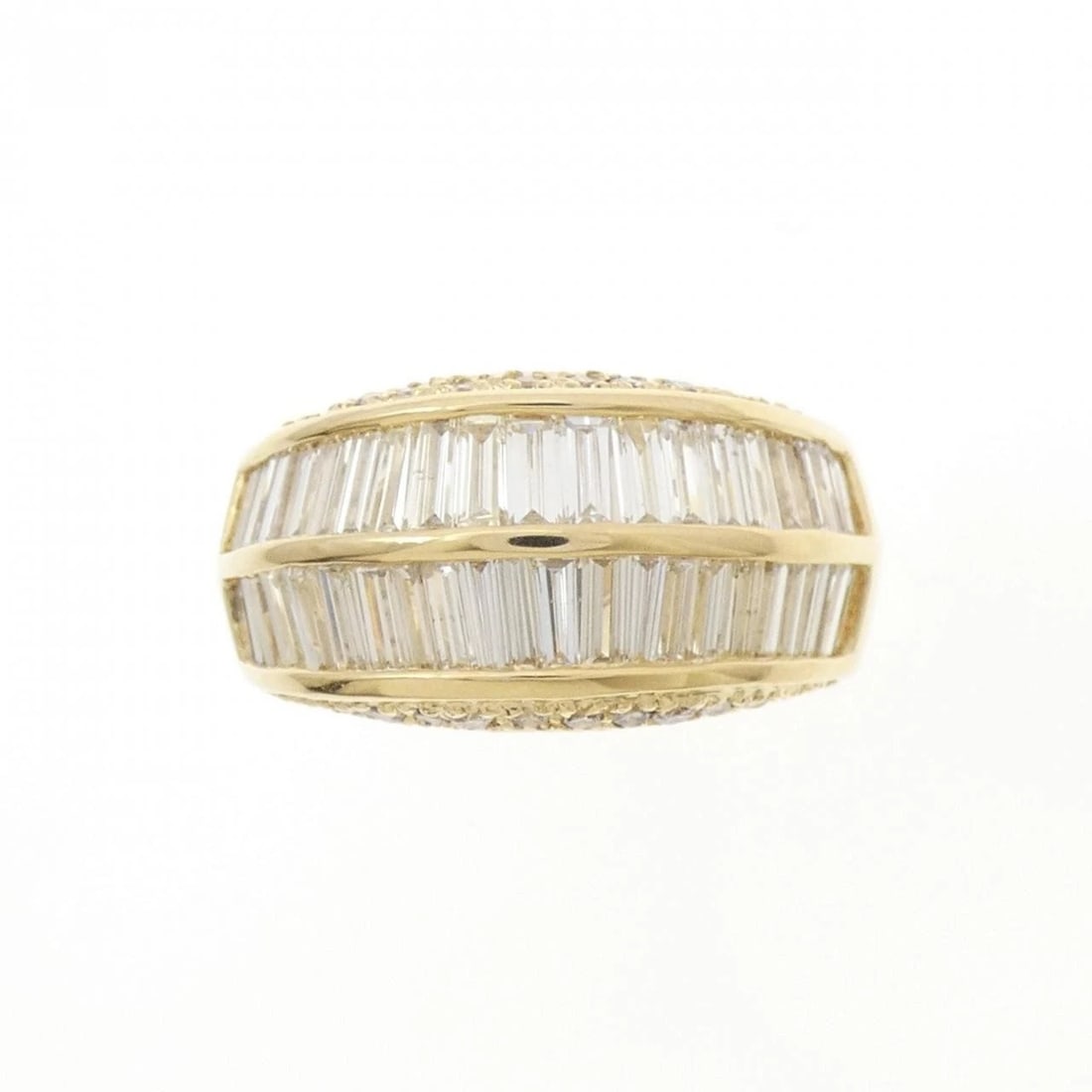 K18YG DIAMOND RING - 2