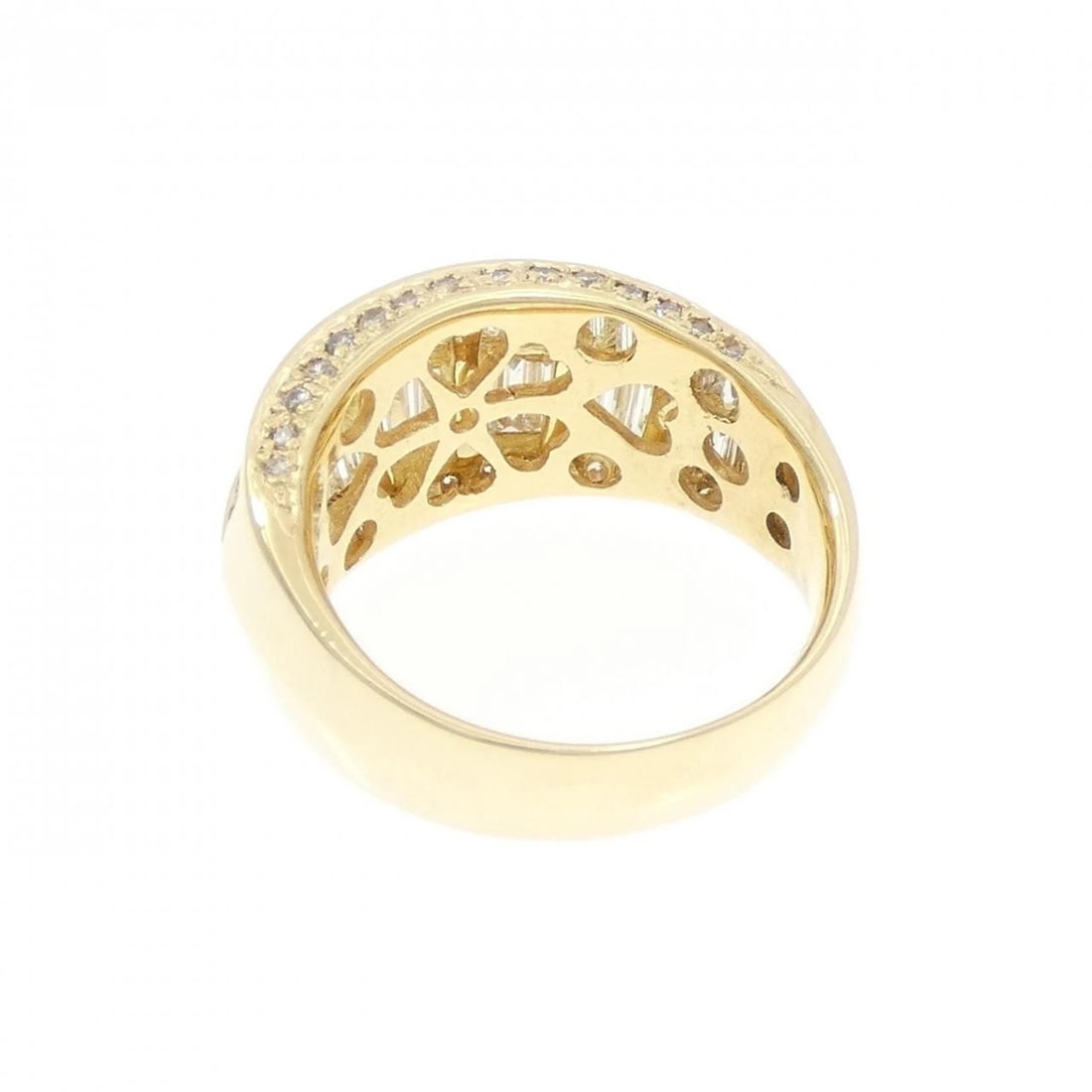 K18YG DIAMOND RING - 3