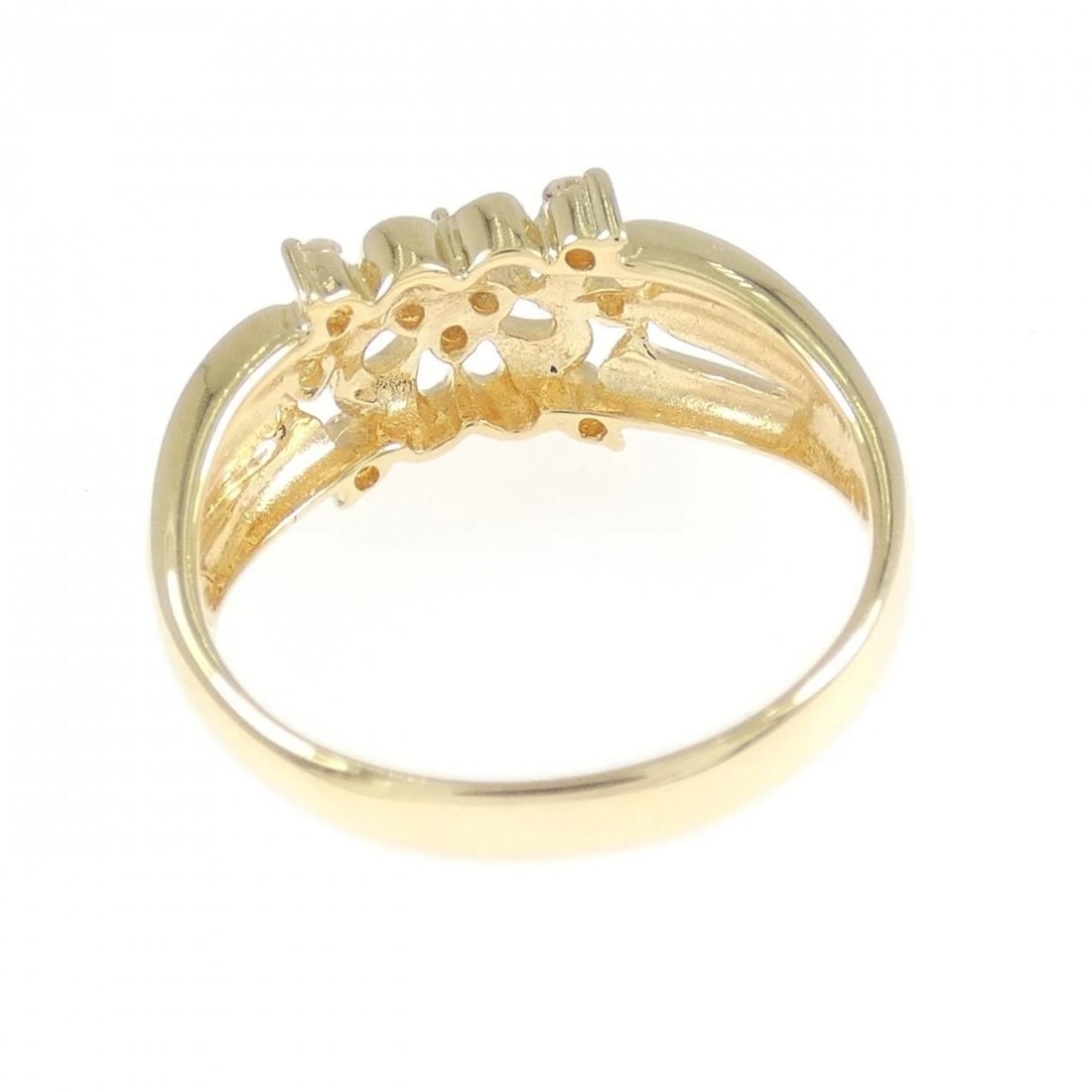 K18YG DIAMOND RING - 3