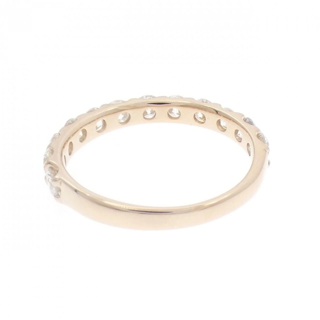 K18PG HALF ETERNITY DIAMOND RING - 3