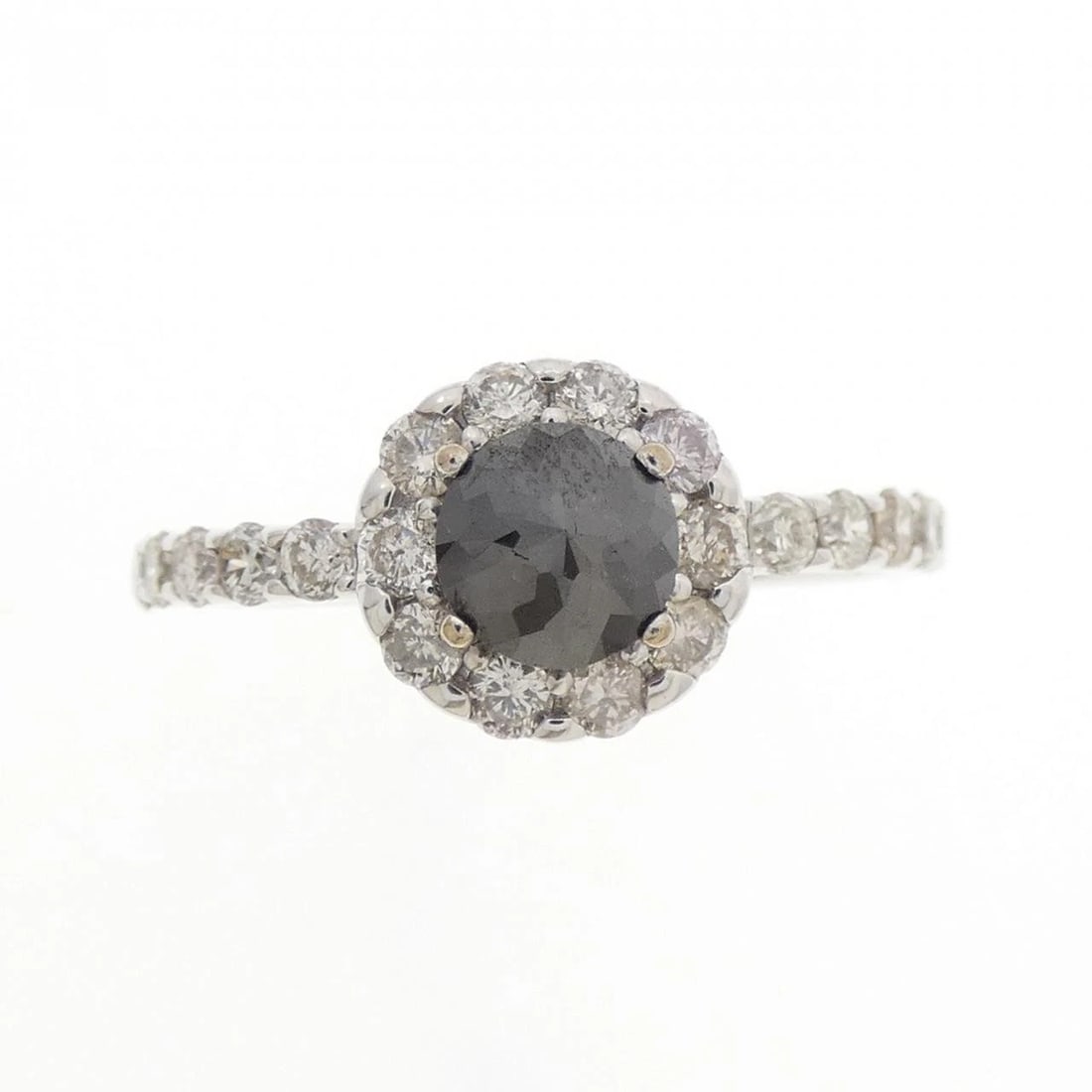 K18WG DIAMOND RING - 2